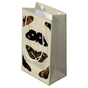 Colorful Butterfly Medley on Cream Background Klein Cadeauzakje