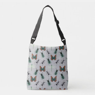 Colorful Butterfly Patroon Crossbody Tas