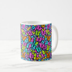 Colorful Butterfly Patroon Koffiemok