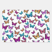 Colorful Butterfly Pattern All Occasion Inpakpapier Vel (Voorkant 3)