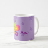 Colorful Butterfly Personalized Mug Koffiemok (Voorkant rechts)