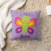 Colorful Butterfly Personalized Pillow Kussen (Deken)