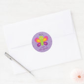 Colorful Butterfly Personalized Sticker (Envelop)