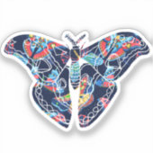 Colorful Butterfly Sticker (Voorkant)