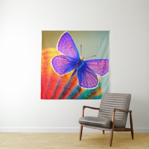 Colorful Butterfly Wandkleed