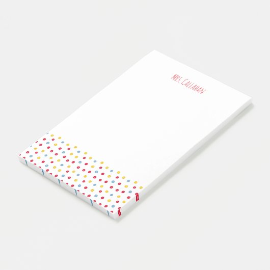 Colorful Buttons Post-It Notes (Schuin)