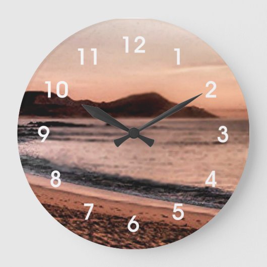 Colorful Cabo sunset Grote Klok (Voorkant)