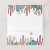 Colorful Cacti | Floral Wedding (Buitenkant ongevouwen)