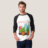 Colorful Cactus Garden T-shirt (Voorkant volledig)
