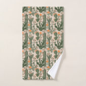 Colorful Cactus Pattern Bad Handdoek (Handdoek)