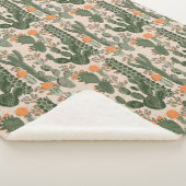 Colorful Cactus Pattern Sherpa Deken (3/4)
