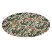 Colorful Cactus Pattern Snijplank (Hoek)