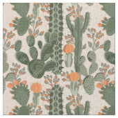 Colorful Cactus Pattern Stof (Close Up)