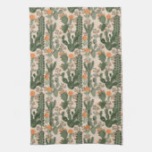 Colorful Cactus Pattern Theedoek (Verticaal)