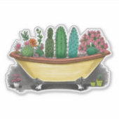 Colorful Cactus Sticker (Voorkant)