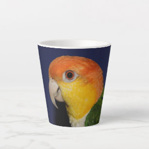 Colorful Caique Parrot Latte Mok