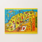 Colorful California State Legpuzzel (Horizontaal)
