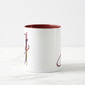 Colorful Calla Initiaal J Mok (Midden)