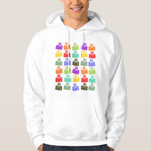 Colorful Cameras Hoodie (Voorkant)
