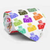 Colorful Cameras Stropdas (Opgerold)