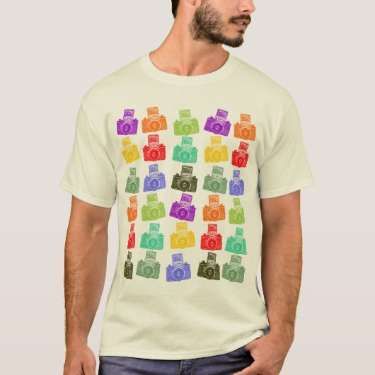 Colorful Cameras T-shirt (Voorkant)