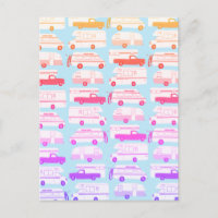 Colorful Camper Trailer Vanlife RV Patroon