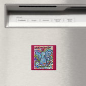 Colorful Cancer Angel Magnet Magneet (Insitu (Vaatwasser))