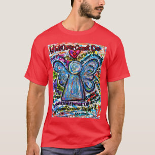 Colorful Cancer Angel Painting T-shirt