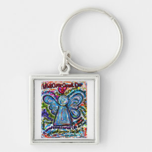 Colorful Cancer kan Art Sleutelhanger Pendant niet