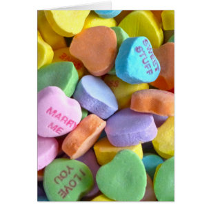 Colorful Candy Hearts