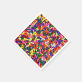 Colorful Candy Sprinkles Servet (Hoek)
