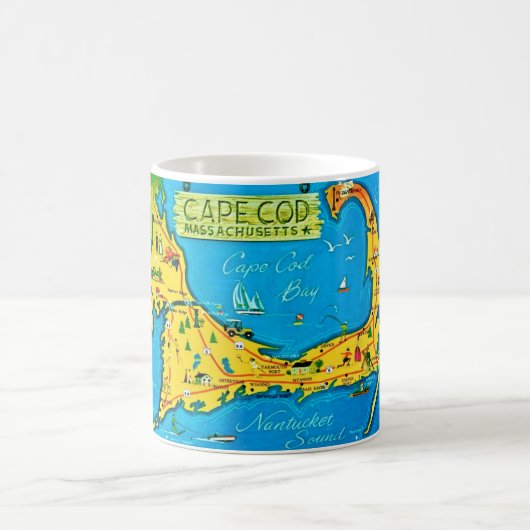 Colorful Cape Cod Mug (Centre)