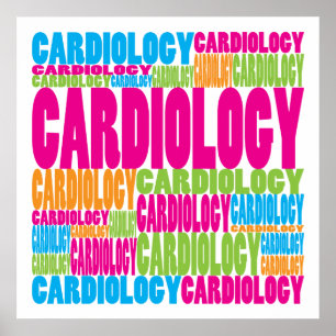 Colorful Cardiology Poster