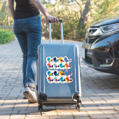 Colorful Cartoon Bird Sticker Set (Valise Insitu)