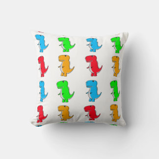 Colorful Cartoon Dinosaur Pattern Kussen