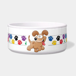 Colorful Cartoon Dog Dish Voerbakje