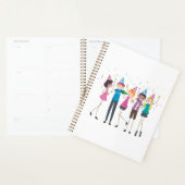 Colorful Cartoon Kids Party Celebration (Devant avec enveloppe)