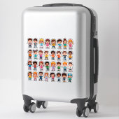 Colorful Cartoon Kids Stickers (Sur valise)