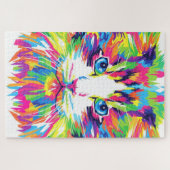 Colorful Cat Jigzaag Puzzle Gift Legpuzzel (Horizontaal)