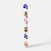 colorful cat paws phone case (Côté gauche)