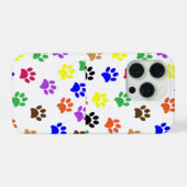 colorful cat paws phone case (Verso Horizontal)