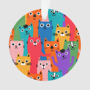 Colorful cats