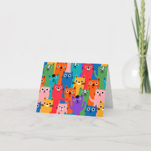 Colorful cats