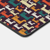 Colorful Cats Patroon Bureaumat (Hoek)