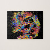 Colorful Cavalier King Charles Spaniel Legpuzzel (Horizontaal)