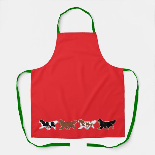 Colorful Cavaliers Schort (Voorkant)