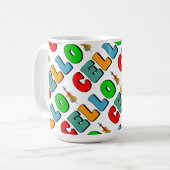 Colorful Cello Koffiemok (Voorkant links)