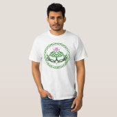 Colorful Celtic Knot Thistle T-shirt (Voorkant volledig)