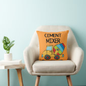 Colorful Cement Mixer Kussen (Stoel)
