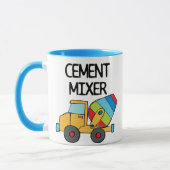 Colorful Cement Mixer Mok (Links)